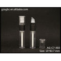 Transparent&Empty Plastic Round Lip Gloss Tube AG-C7-K83, AGPM Cosmetic Packaging , Custom Colors/Logo